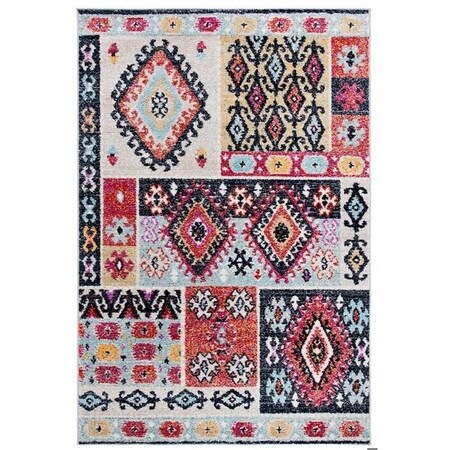Safavieh Round Adirondack Global Area Rug, Aqua & Fuchsia - 6 x 6 ft. ADR224J-6R